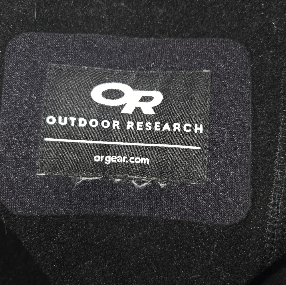 Outdoor Research Blue Hooded Jacket with Gray Accents - Picture 9 of 11